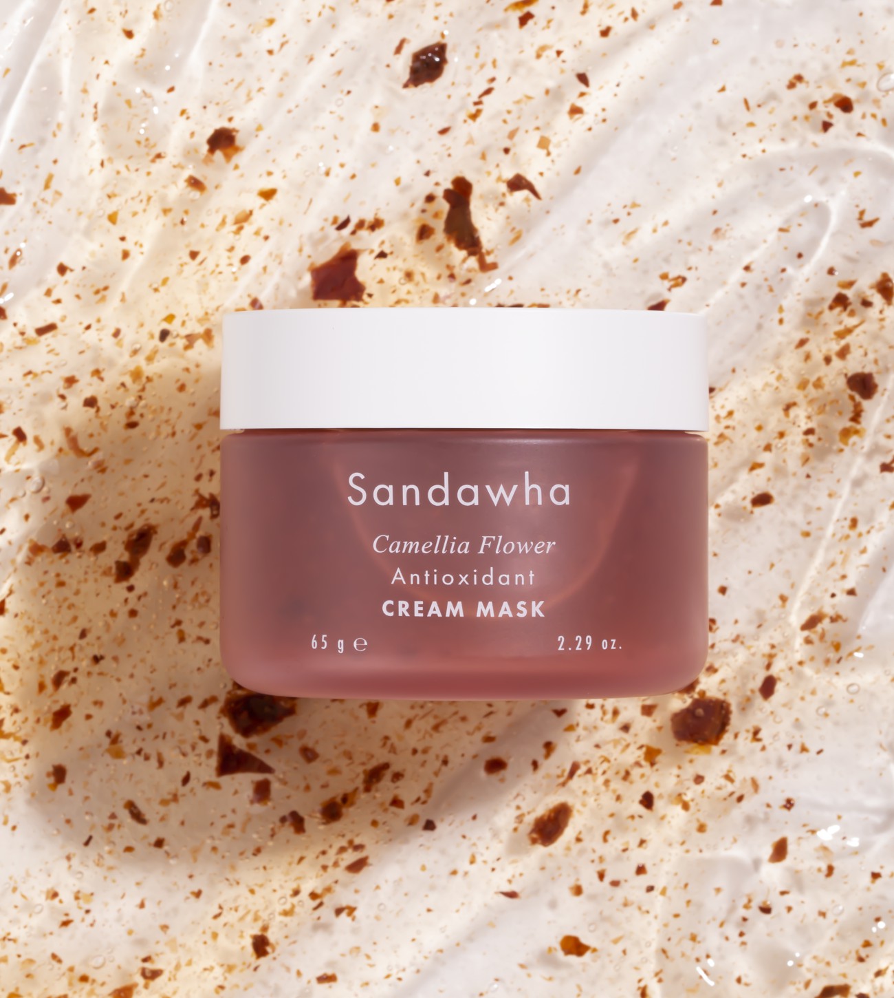 Camellia Flower Antioxidant Cream Mask con textura