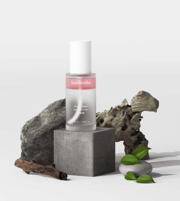 Double Effect Anti-Wrinkle Serum con piedras.