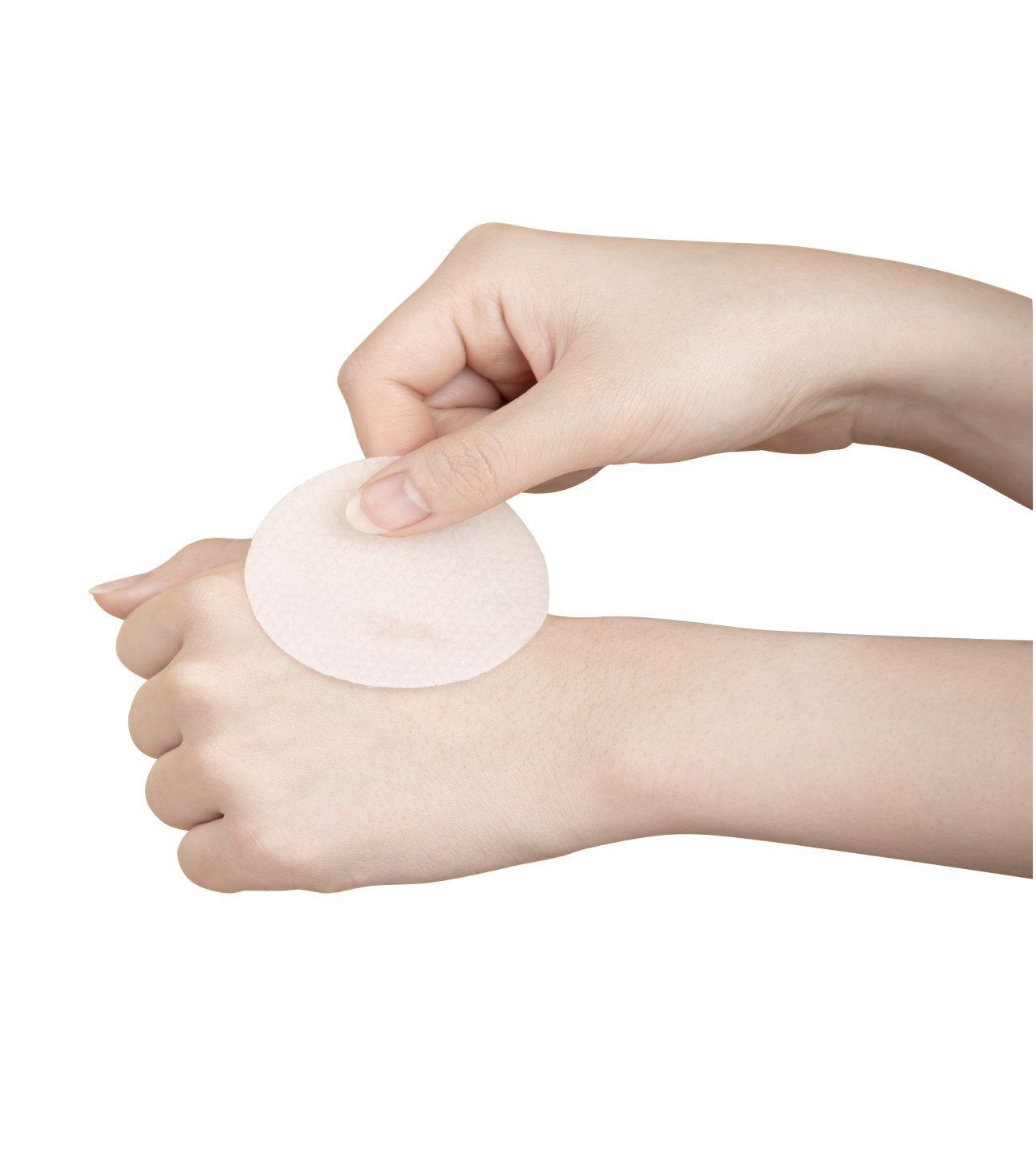 Vitamin C Toner Pad aplicado. Toner, vitamina C