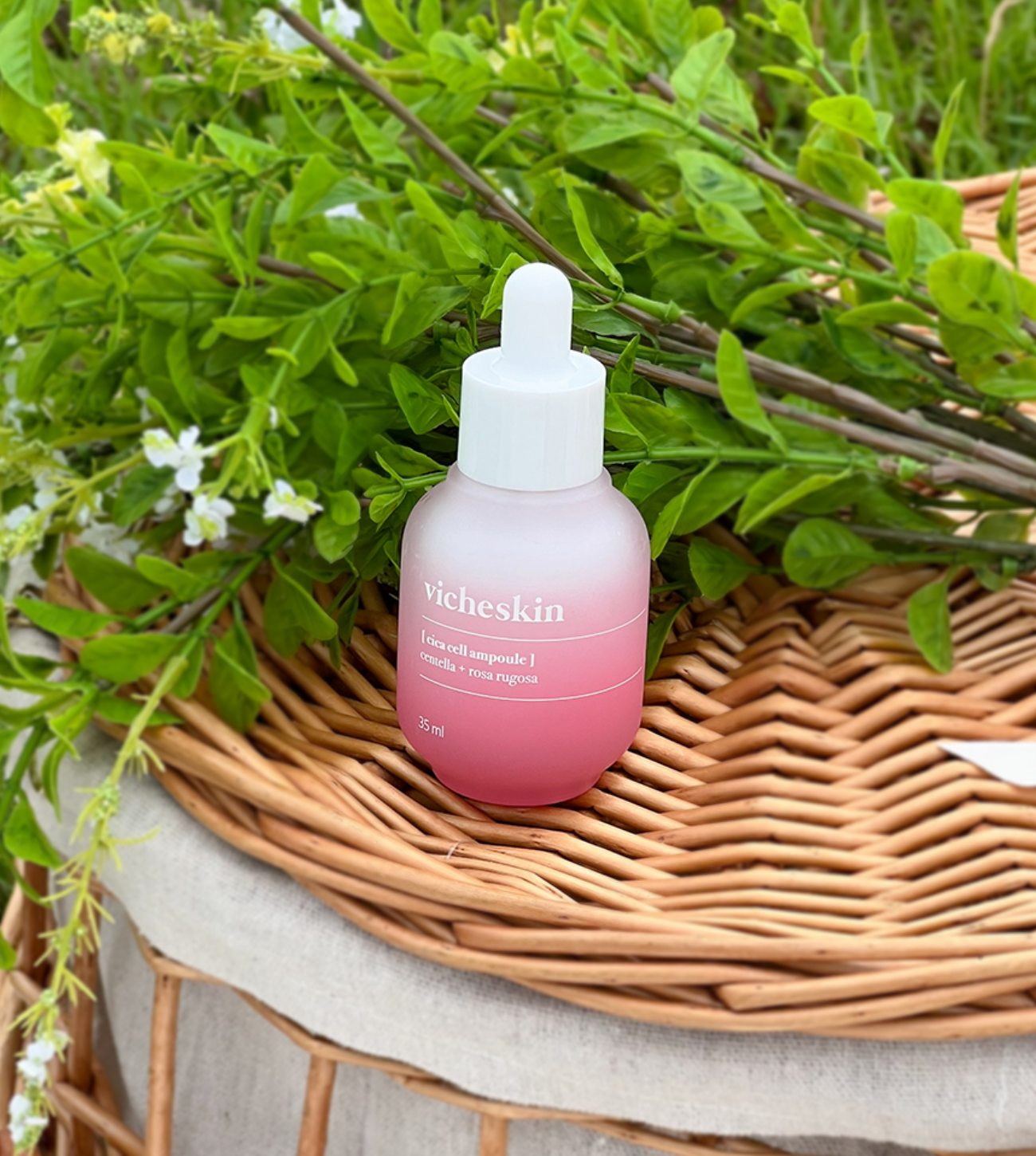 Cica Cell Ampoule con plantas.