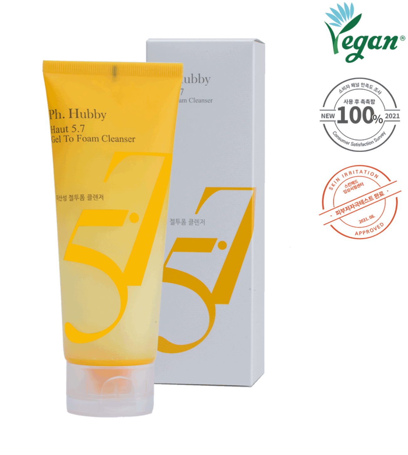 Gel to foam cleanser con caja