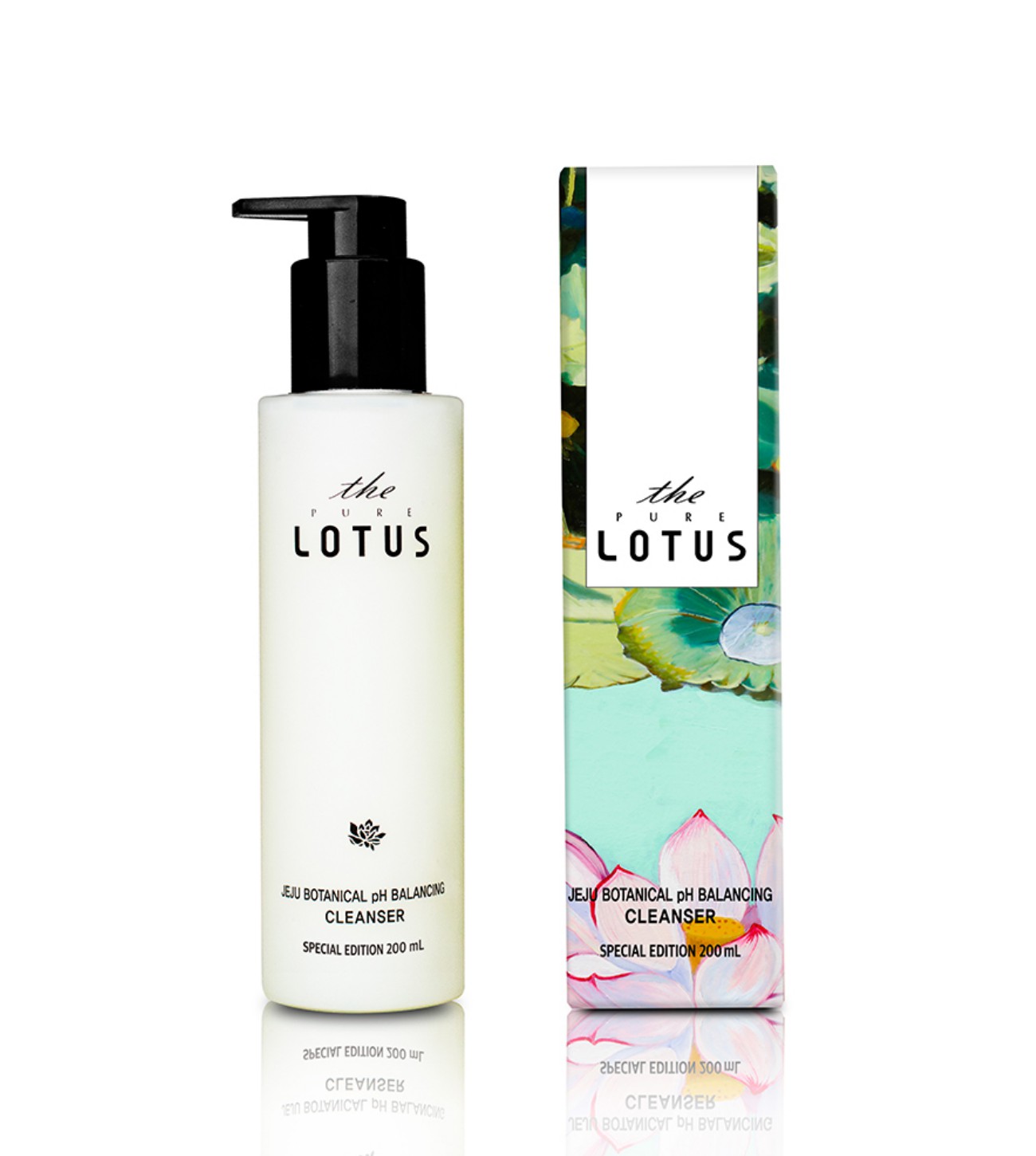 Jeju Botanical pH Balancing Cleanser con caja.