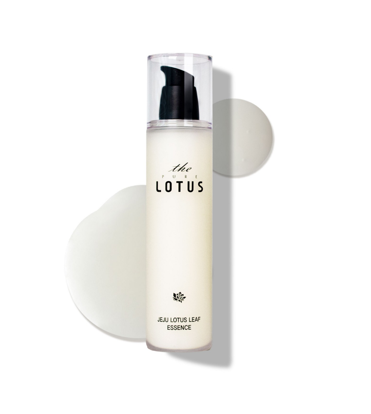 Jeju Lotus Leaf Essence con textura.