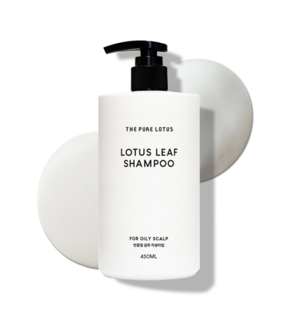 Lotus Leaf Shampoo for Oily Scalp con textura.