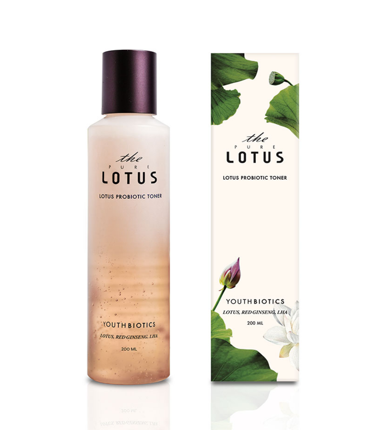 Lotus probiotic Toner con caja.