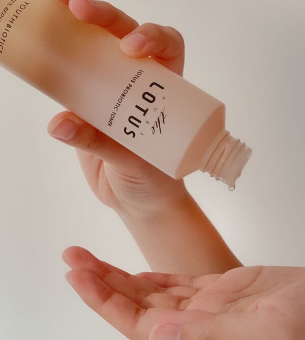 Lotus Probiotic Toner, aplicación.