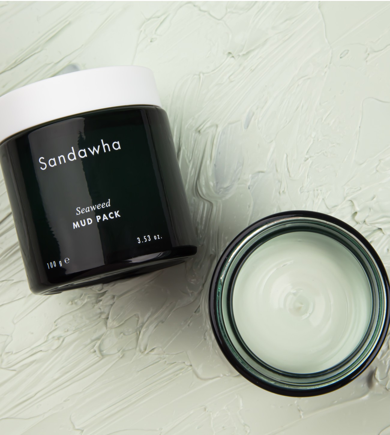 Seaweed Mud Pack con textura