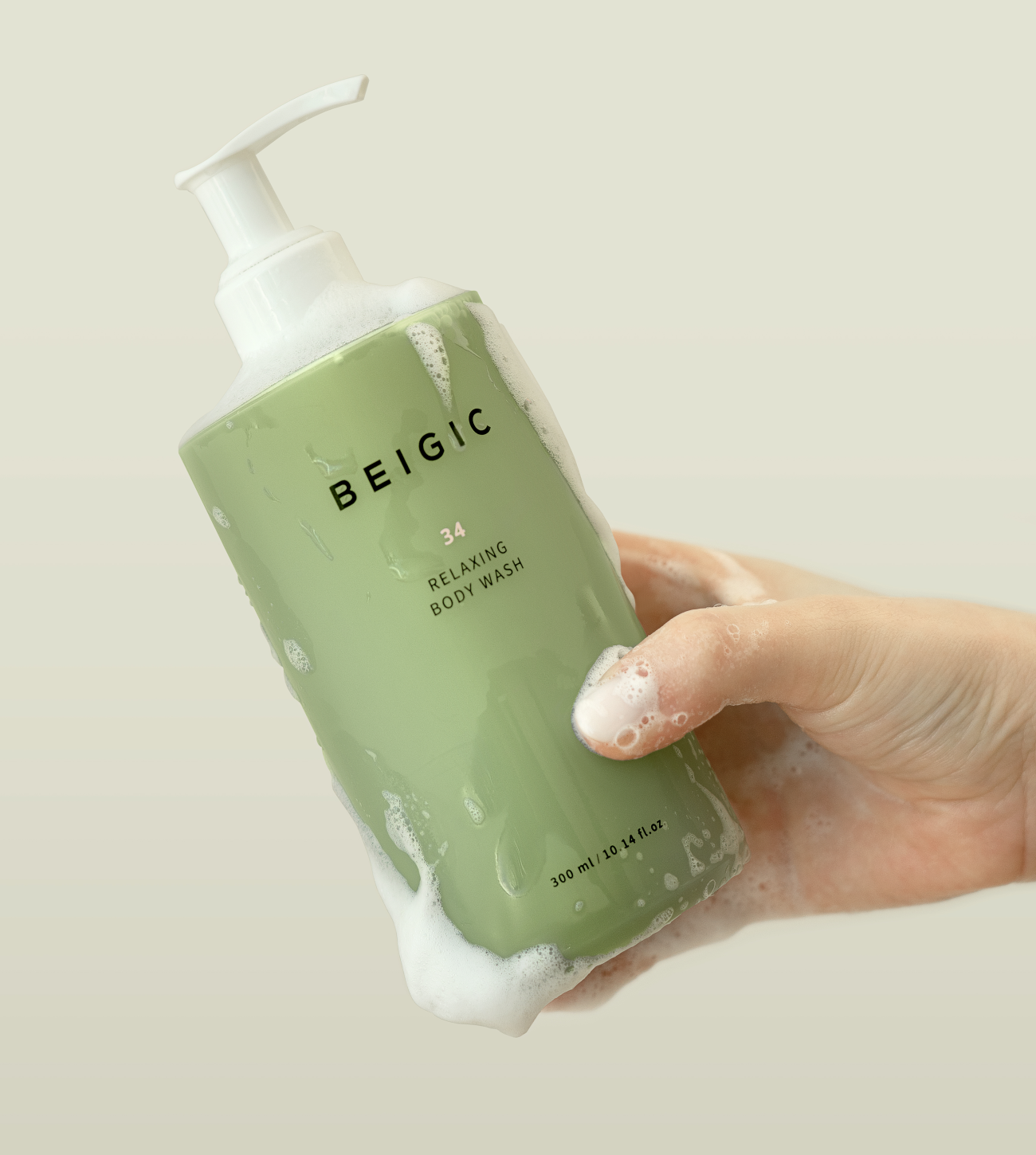 Relaxing Body Wash con espuma