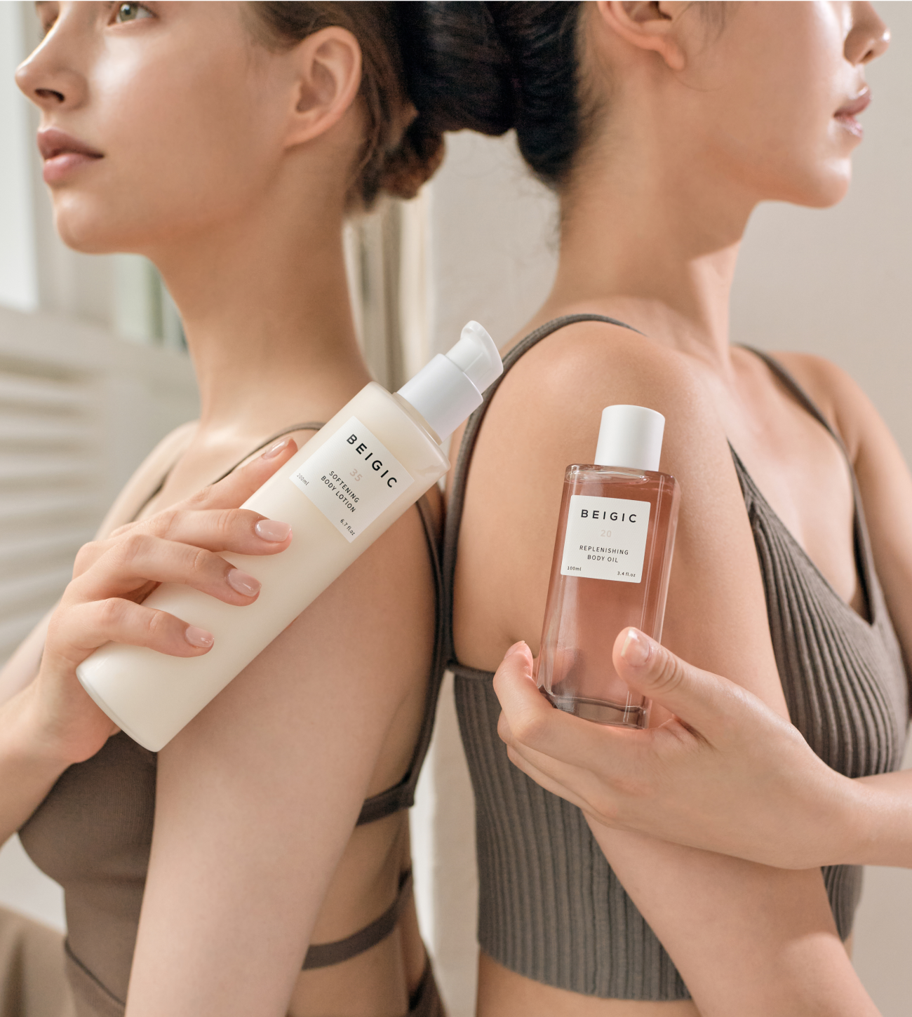 Replenishing body oil con crema hidratante