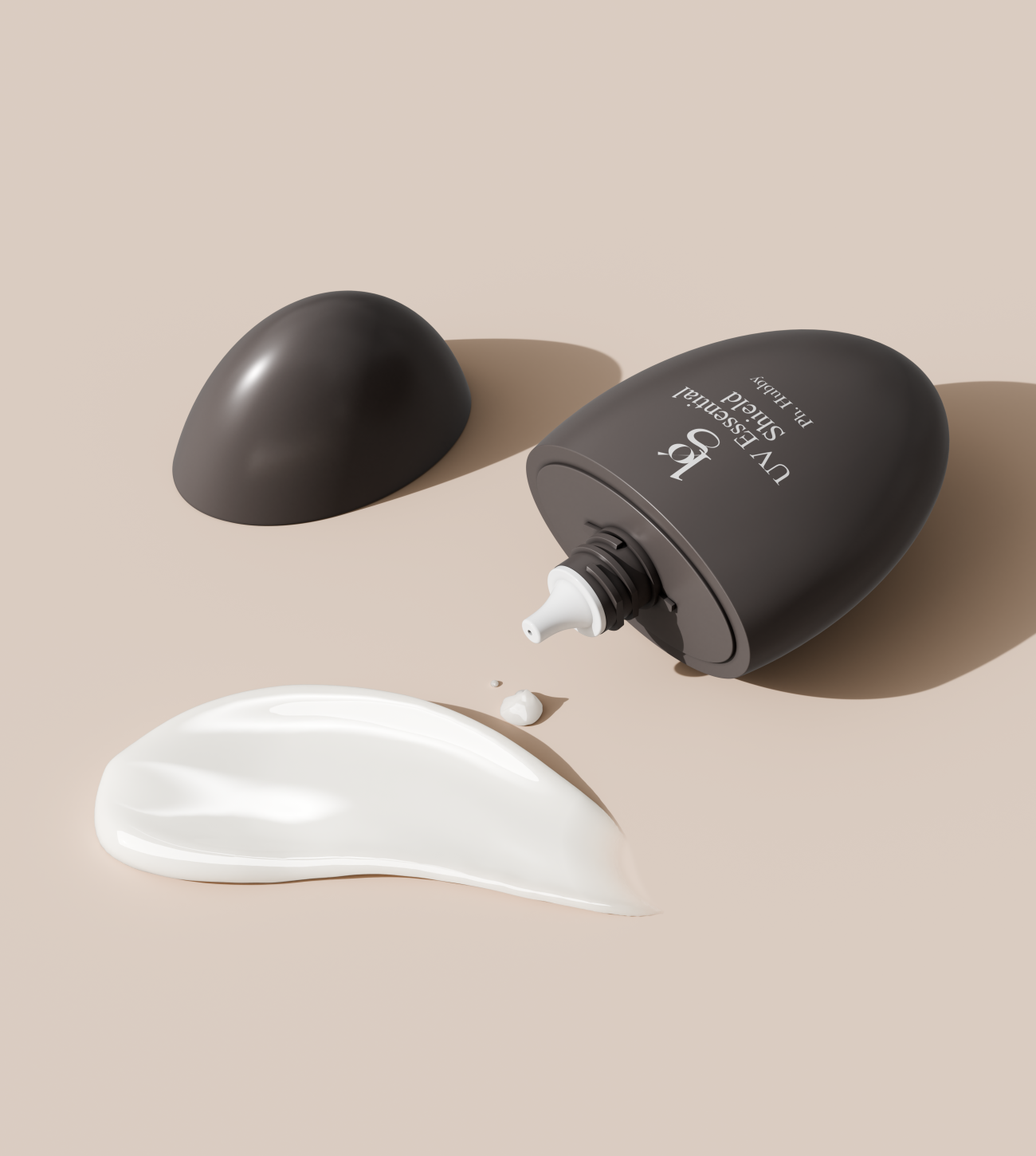 UV Essential Shield con textura.