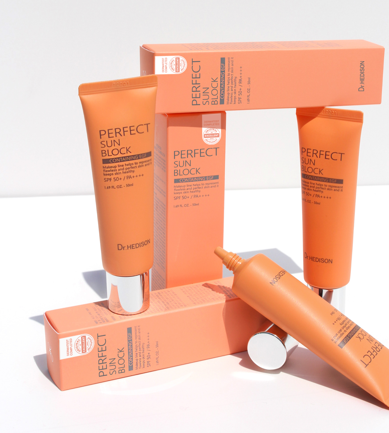 Perfect Sunblock con cajas