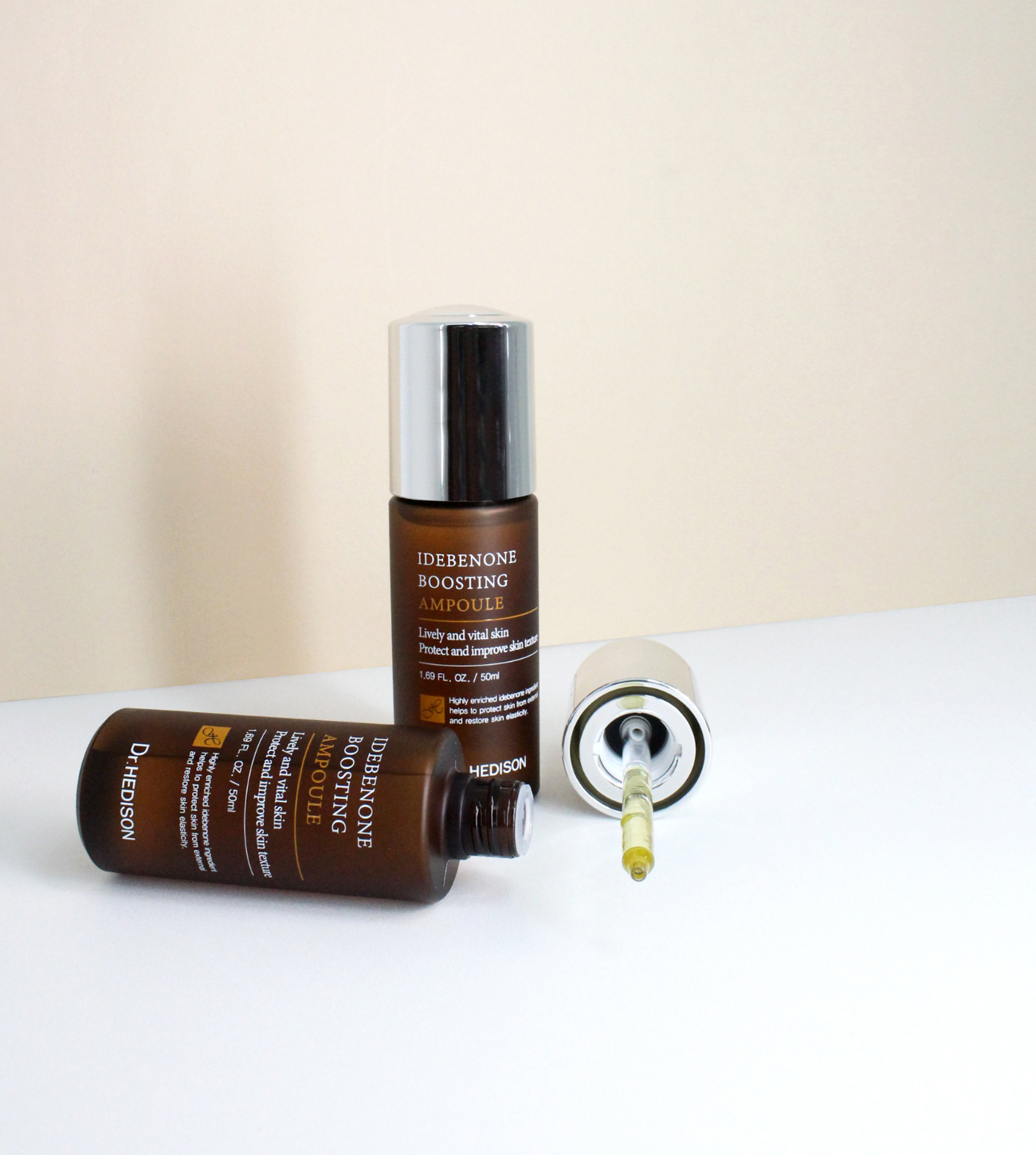 Idebenone Boosting Ampoule abierto