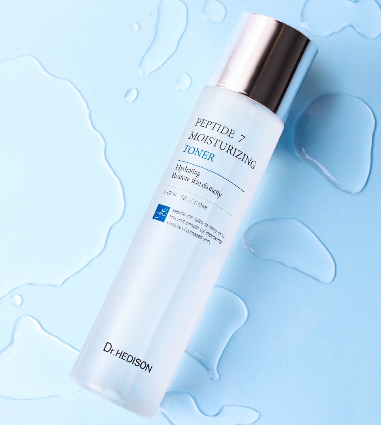 Peptide Moisturizing Toner con gotas.
