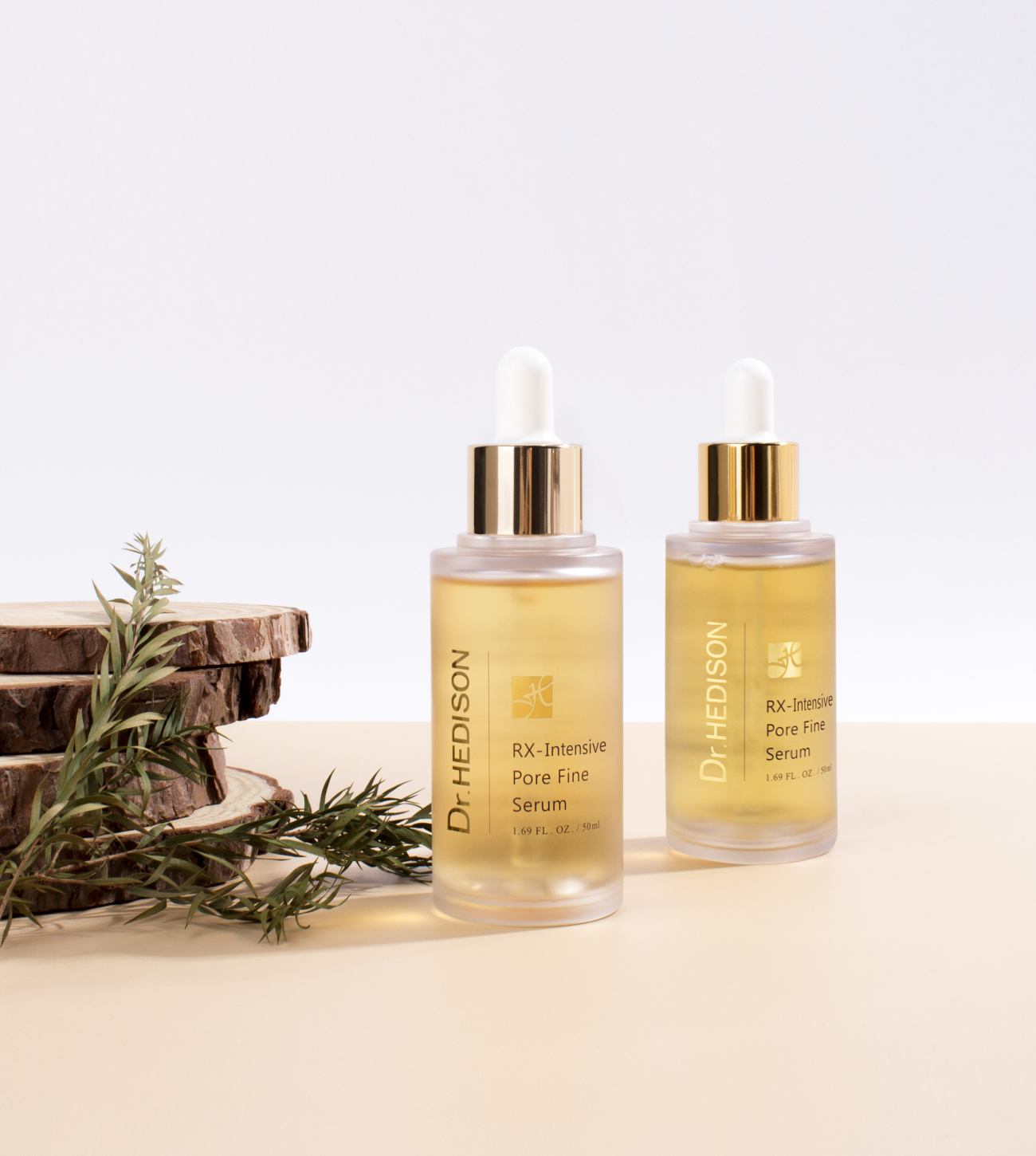 RX Pore Fine Serum con madera