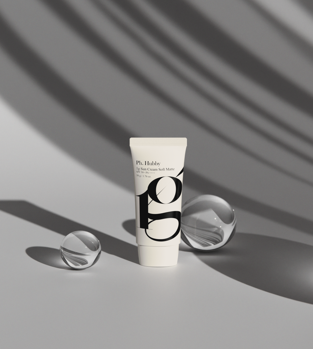 Sun Cream Soft Matte con bolas.