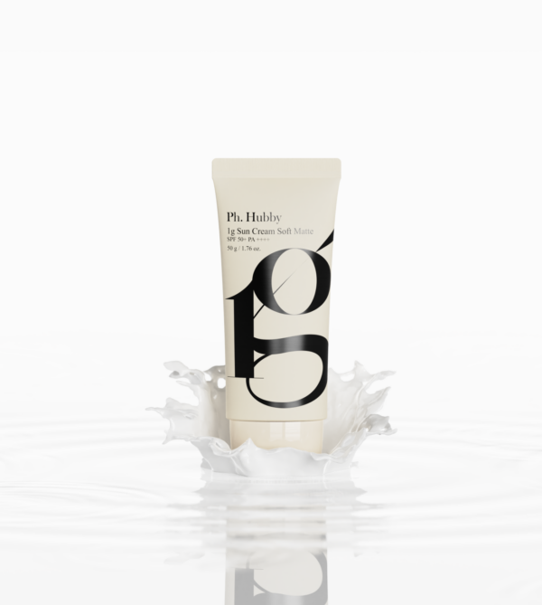 Sun Cream Soft Matte con liquido.