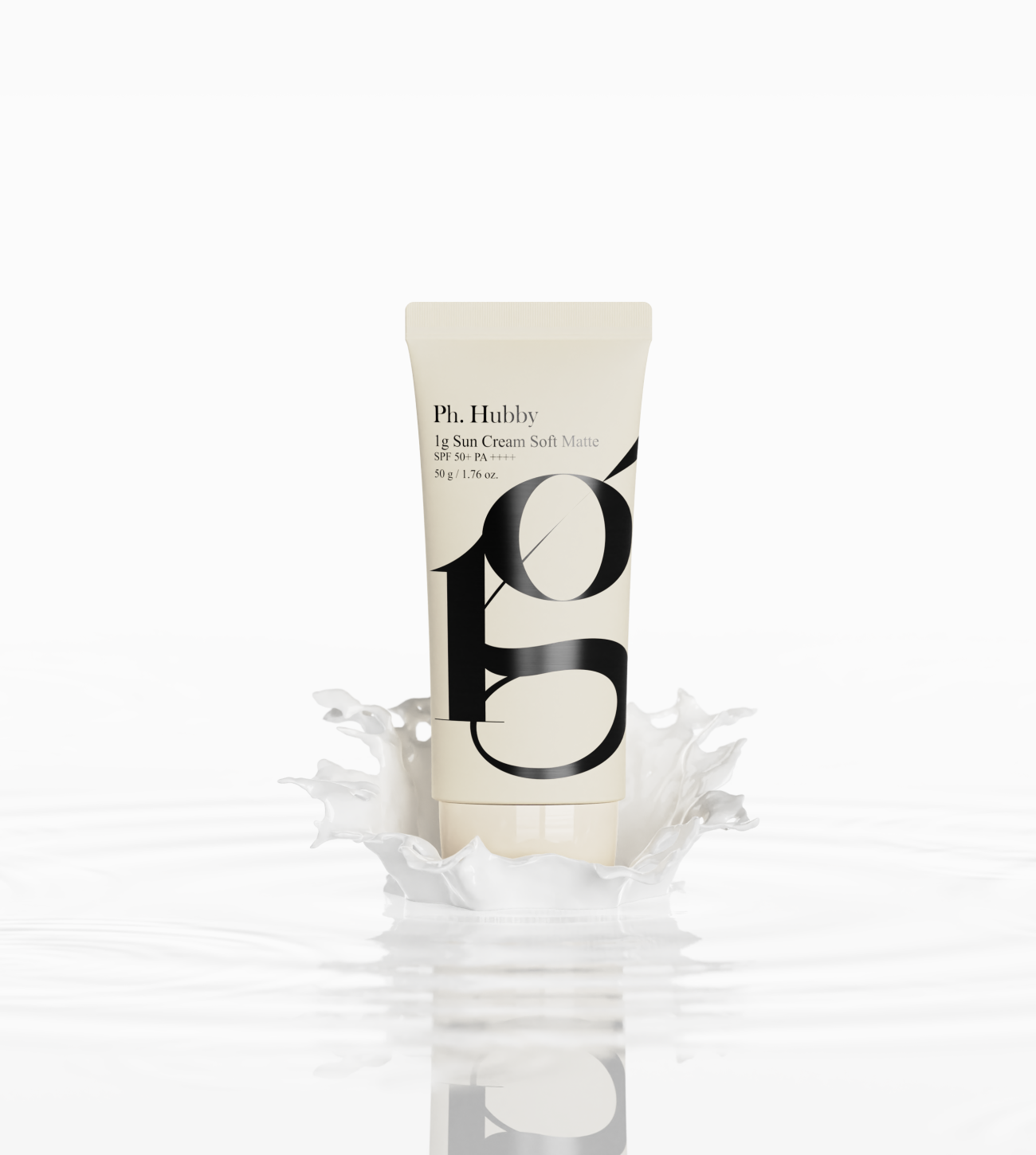 Sun Cream Soft Matte con liquido.